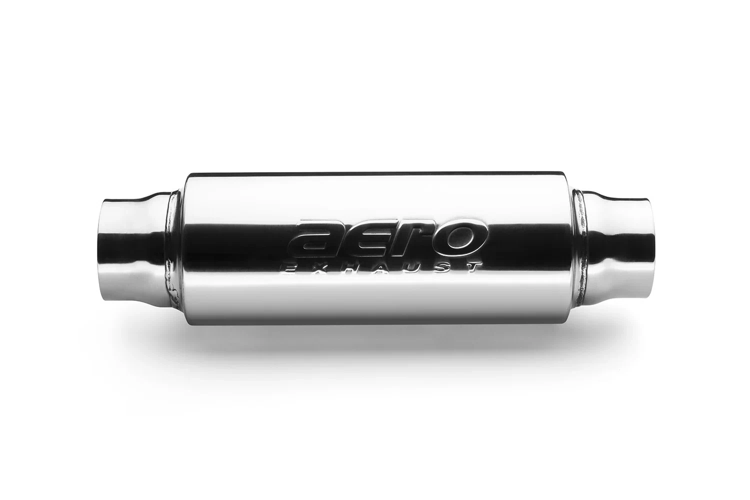 AERO Resonator 2 in Inlet_Outlet Polished 304 Grade Stainless Steel AR20-JHPR